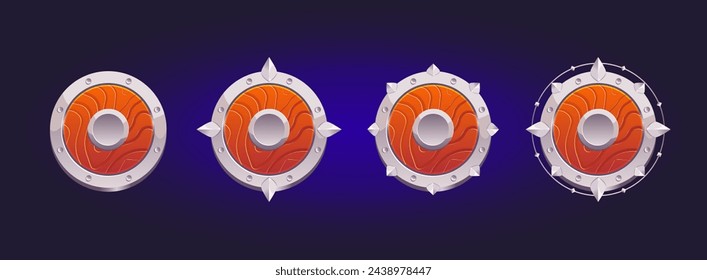 colección; fondo; fondo; vector; ilustración; emblema; plata; plata; redondo; escudos; rangos; juego; montura; premio; protección; caricatura; 