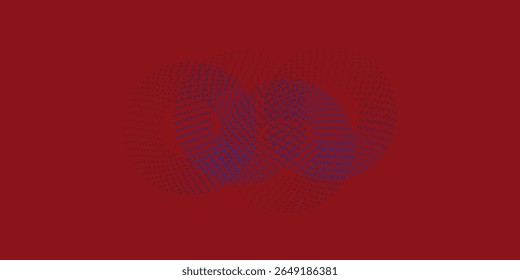 Coleção de círculos concêntricos azuis. Coleção de ondas sonoras radiais ou anéis sonares. Pacote de símbolos de ícones de radar, alvos, linhas tracejadas, meios-tons.