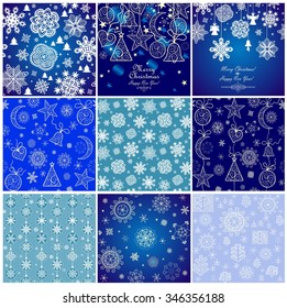 Collection of blue winter wallpaper