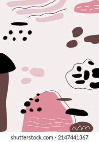 A collection of  boho abstract background patterns for cards, posters, paper designs, frames, canvas prints, worksheets, fashion and more.