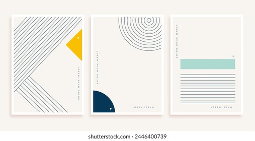 colección del tono de tierra boho pattern para un Vector estético neutro