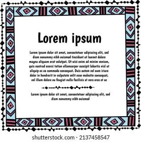 A collection of boho style cards, labels and tag templates with cute tribal style handmade designs. Vector illustration with place for text