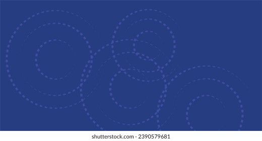 Kollektion von fett blauen Halbtondrehstrecken. Geschwindigkeitslinie in Kreisform. Geometrische Kunst.