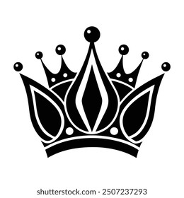 Collection of bold crown vector illustrations, ideal for fashion, logos, branding, and decorative designs.