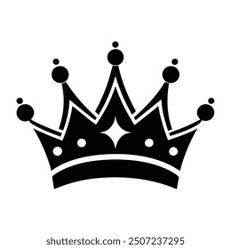 Collection of bold crown vector illustrations, ideal for fashion, logos, branding, and decorative designs.