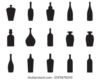 A collection of bottles design