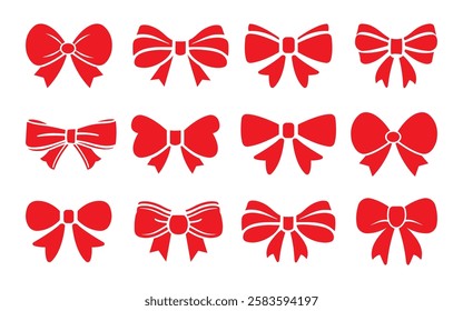 Collection Of  Bow tie icon vector design illustration