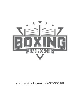 A collection of boxing logos, emblems, and design templates with a dark background.
Combining elements of the iconic boxing ring, the five glory stars convey a sense of toughness, professionalism, and invincibility.