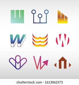The collection branding logotype "W"