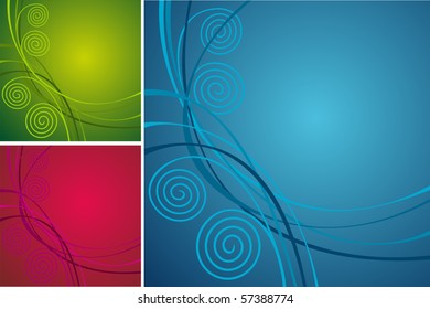 collection bright abstract background