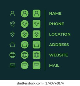 Collection of bright green web icons-set of symbols-vector icons-mark-business-finance-multipurpose-multi use-transportation-computer network-activities-solid flat filled icons-solid flat green icons