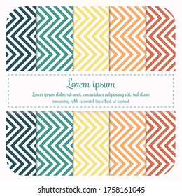 collection of a bright pastel geometric patterns. - abstract background design. - vector illustration.