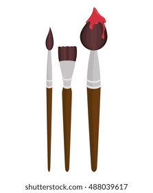 collection brush paint design