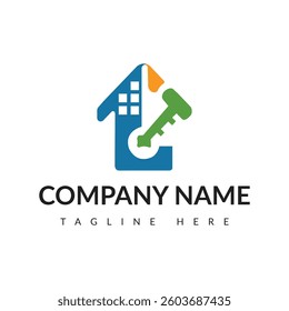 Collection of Building logo, real estate logo, property logo design for business company identity