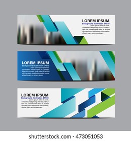 Collection  business banner set vector design background template. layout design for website. cover header horizontal
