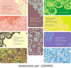 Collection business cards