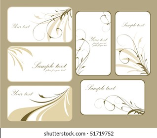 Collection business cards