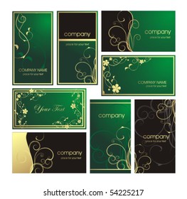 Collection business cards