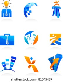 collection of business and consulting icons