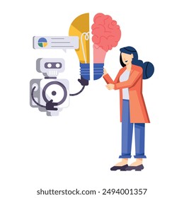 Collection of Business Flat Illustrations 


