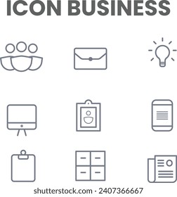 A collection of business icons for your business needs