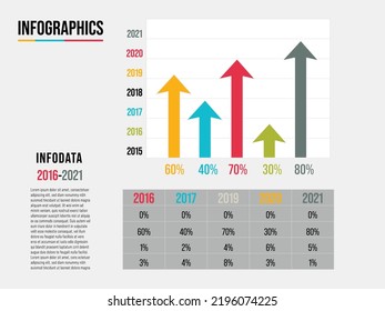 Collection business info-graphic elements data visualization vector design on white background.