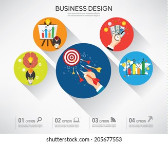 Collection of Business and Office Conceptual Vector Design