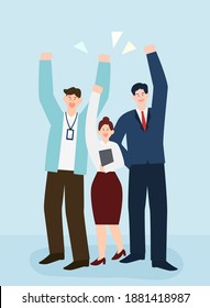 Collection of Business Person Illustrations