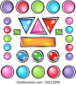 Collection of button for web and any design