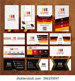 Collection card, Corporate identity for restaurant 