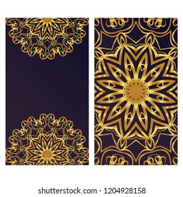 Collection card with relax mandala design. For mobile website, posters, online shopping, promotional material