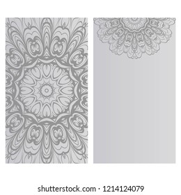 Collection card with relax mandala design. For mobile website, posters, online shopping, promotional material