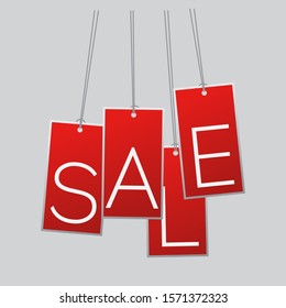 Collection of cardboard sale price tags design. Set of sale tag. Vector illustration eps 10.