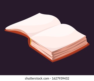 Collection of cartoon books for game design. Magic book of spells, old fairytale book of witchcraft.