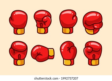 Collection of Cartoon Boxing Gloves