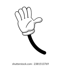 collection cartoon hand cartoon. gesture arm, element finger, human symbol collection cartoon hand sign. isolated symbol vector illustration