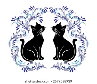 Colección de gatos para tu diseño