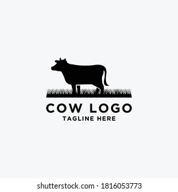 collection of cattle logo vector. Cow Design - Vector