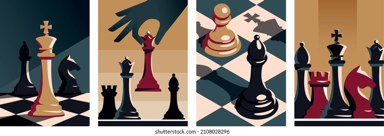CHESS PIECES PACK.ai Royalty Free Stock SVG Vector