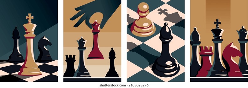 Chess game Royalty Free Stock SVG Vector and Clip Art