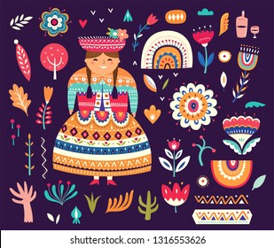 Collection of Chile's symbols