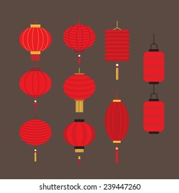 Collection of Chinese lantern  