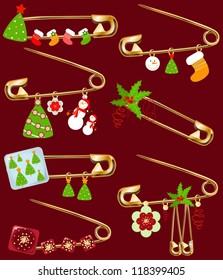 Collection of christmas accessories