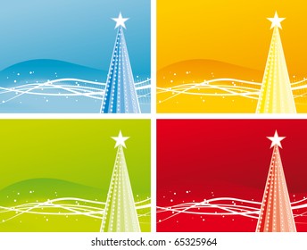 Collection of christmas backgrounds