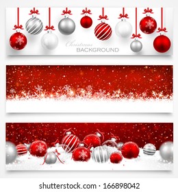 Collection of Christmas banners