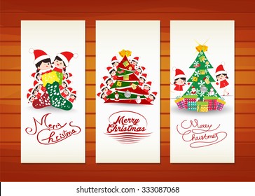 Collection of Christmas banners