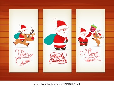 Collection of Christmas banners