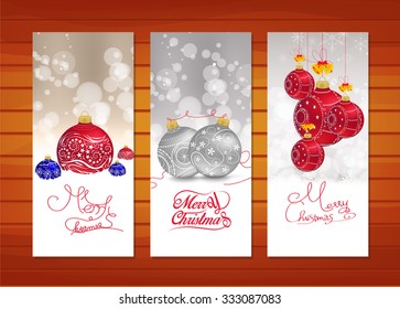 Collection of Christmas banners