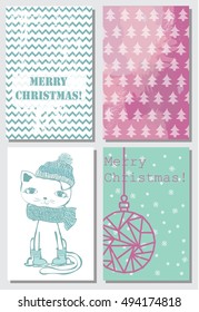 Collection of Christmas cards.