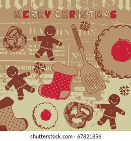 Collection of Christmas cookies